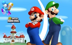 Desktop image. New Super Mario Bros. Wii. ID:86223
