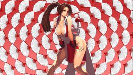 Desktop wallpaper. Mai Shiranui