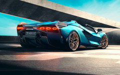 Desktop image. Lamborghini Sian Roadster 2020. ID: 131160
