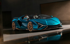 Desktop image. Lamborghini Sian Roadster 2020. ID: 131162