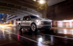 Desktop wallpaper. Ford F-150 Lightning Platinum 2022. ID:140167